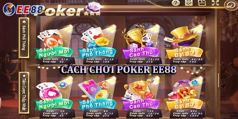 Chi tiết cách chơi Poker EE88 cho tân thủ